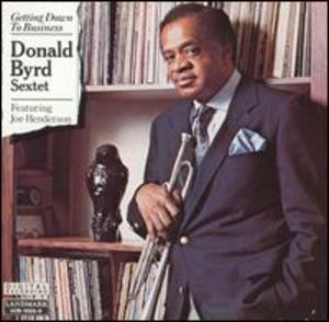 Album  Cover Donald Byrd - Getting Down To Business on LANDMARK Records from 1989