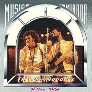 Album  Cover Commodores - Rise Up on BLUE MOON Records from 1987