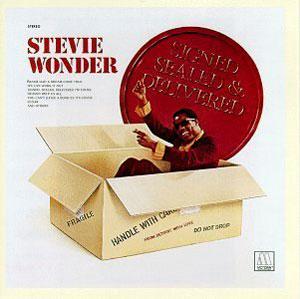 Album  Cover Stevie Wonder - Signed, Sealed And Delivered on TAMLA Records from 1970