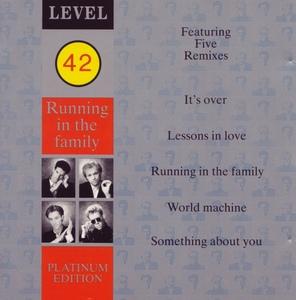 Album  Cover Level 42 - Running In The Family (platinum Edition)  on POLYDOR Records from 1987