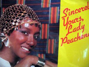 Album  Cover Lady Peachena - Sincerly Yours on PLATINUM PEACHTREE Records from 1985