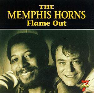 Album  Cover Memphis Horns - Flame Out on LUCKY SEVEN Records from 1992