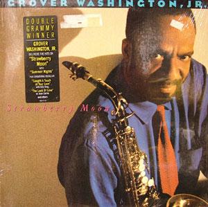 Album  Cover Grover Washington Jr - Strawberry Moon on COLUMBIA Records from 1987