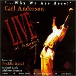 Front Cover Album Carl Anderson - Why We Are Here