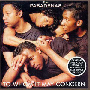 Front Cover Album The Pasadenas - To Whom It May Concern