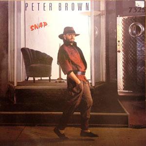 Album  Cover Peter Brown - Snap on CBS Records from 1984