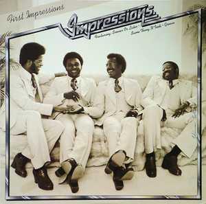 Album  Cover The Impressions - First Impressions on CURTOM Records from 1975