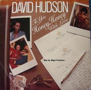 Front Cover Album David Hudson - To You Honey, Honey With Love Front Cover Album David Hudson - To You Honey, Honey With Love