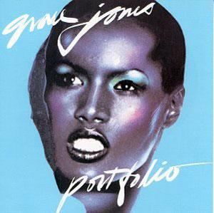 Album  Cover Grace Jones - Portfolio on ISLAND Records from 1977