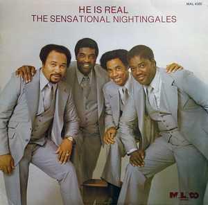 Album  Cover The Sensational Nightingales - He Is Real on MALACO Records from 1982