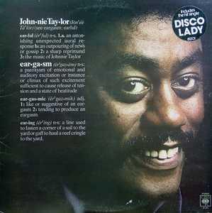 Album  Cover Johnnie Taylor - Eargasm on COLUMBIA Records from 1976