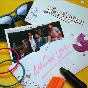 Front Cover Album New Edition - All For Love Front Cover Album New Edition - All For Love