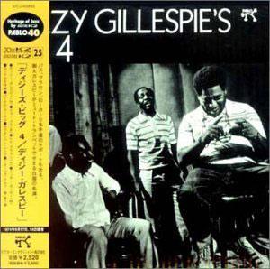 Album  Cover Dizzy Gillespie - Dizzy's Big 4 on PABLO / OJC Records from 1974