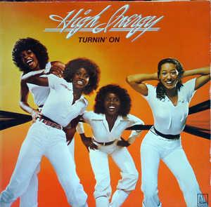 Album  Cover High Inergy - Turnin' On on GORDY Records from 1977