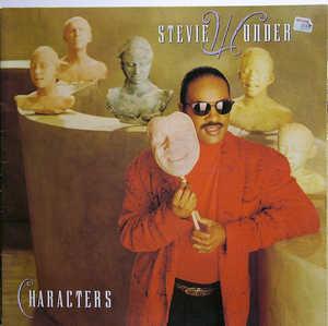 Album  Cover Stevie Wonder - Characters on MOTOWN Records from 1987