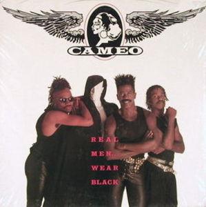 Album  Cover Cameo - Real Men Wear Black on ATLANTA ARTISTS Records from 1990