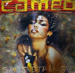 Album  Cover Cameo - She's Strange on CASABLANCA Records from 1984