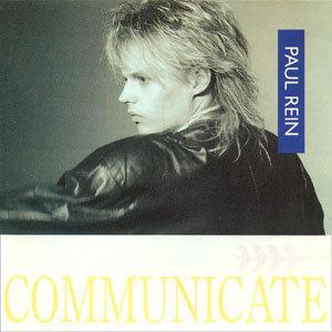 Album  Cover Paul Rein - Communicate on AMPHA Records from 1986