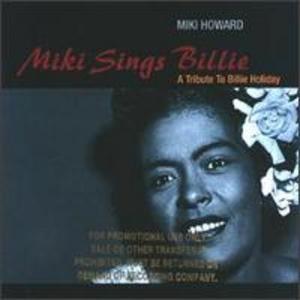 Album  Cover Miki Howard - Miki Sings Billie on GIANT Records from 1993