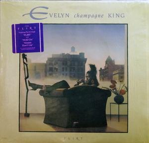 Album  Cover Evelyn 'champagne' King - Flirt on EMI Records from 1988