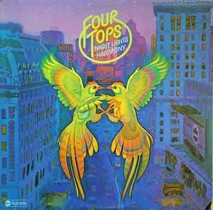 Album  Cover The Four Tops - Night Lights Harmony on ABC Records from 1975