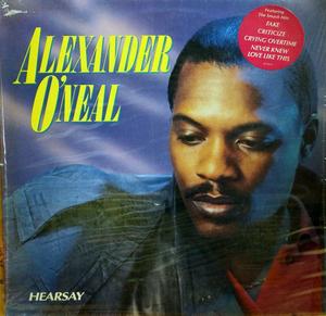 Album  Cover Alexander O' Neal - Hearsay on TABU Records from 1987