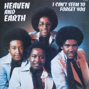 Album  Cover Heaven & Earth - I Can't Seem To Forget You on G.E.C. Records from 1976