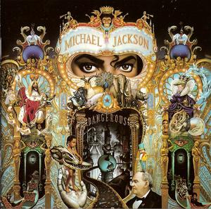 Album  Cover Michael Jackson - Dangerous on EPIC Records from 1991