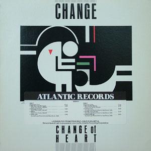 Album  Cover Change - Change Of Heart on ATALANTIC Records from 1984