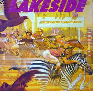 Album  Cover Lakeside - Keep On Moving Straight Ahead on SOLAR Records from 1981