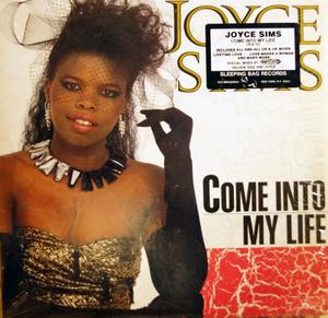 Front Cover Album Joyce Sims - Come Into My Life  | sleeping bag records | TLX-10X | US