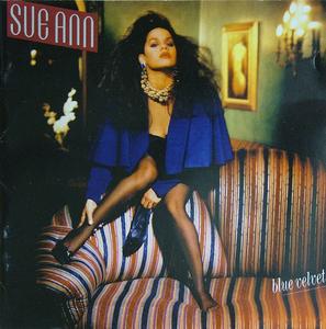 Album  Cover Sue Ann Carwell - Blue Velvet on MCA Records from 1988