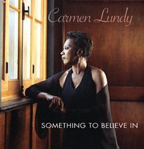Front Cover Album Carmen Lundy - Something To Believe In