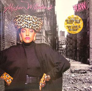 Album  Cover Alyson Williams - Raw on EPIC Records from 1989