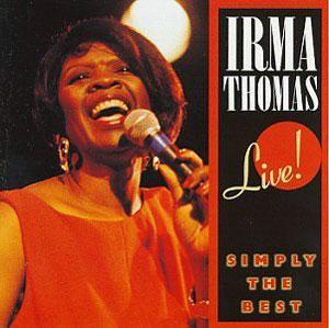 Album  Cover Irma Thomas - 'live: Simply The Best' on ROUNDER Records from 1990