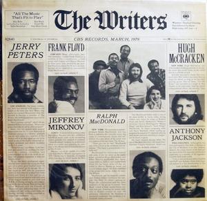 Album  Cover The Writers - The Writers on CBS Records from 1978