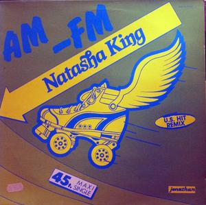 Front Cover Single Natasha King - Am Fm