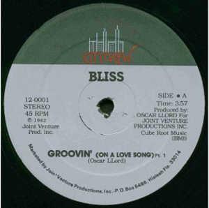Front Cover Single Bliss - Groovin' (On A Love Song)
