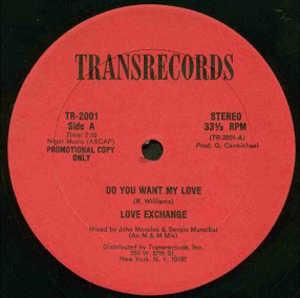 Front Cover Single Love Exchange - Do You Want My Love