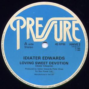 Front Cover Single Idiater Edwards - Loving Sweet Devotion