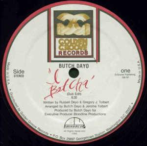 Front Cover Single Butch Dayo - I Betcha