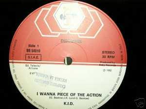 Front Cover Single K.i.d. - I Wanna Piece Of The Action