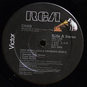 Front Cover Single Chad - Fast Music, Love & Promise