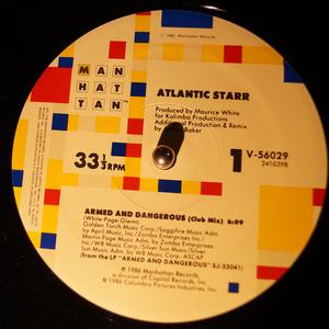 Front Cover Single Atlantic Starr - Armed And Dangerous