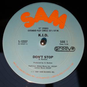 Front Cover Single K.i.d. - Don't Stop