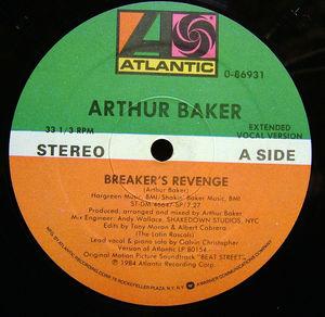 Front Cover Single Arthur Baker - Breakers Revenge