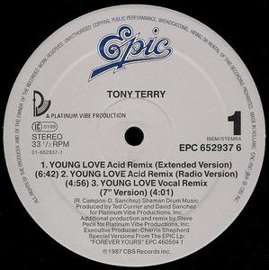 Front Cover Single Tony Terry - Young Love