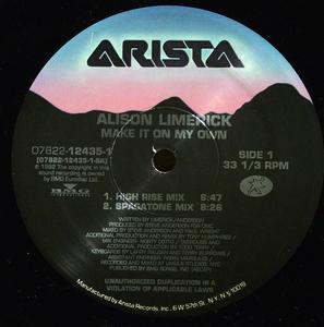 Front Cover Single Alison Limerick - Make It On My Own