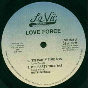 Front Cover Single Love Force - It's Party Time