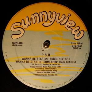 Front Cover Single P.s.o - Wanna Be Startin' Somethin'